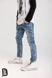 All For Kids Jeans-Hose Grau