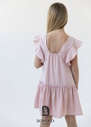 Rüschenkleid Rosa