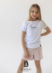 Kurze Hose Minimal Rosa