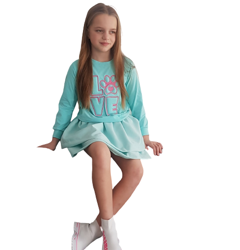 Sweatshirt Liebe Minze