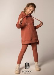 Trainingsanzug Mädchen Koralle