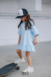 All For Kids Jeans Kleid Blau