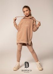 Mädchen Trainingsanzug Beige