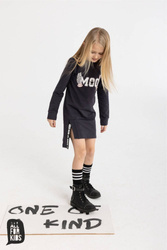 Mädchen Kleid Grau