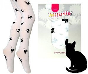 Pantyhose Catkins White