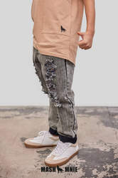 Jeans Trousers Boyfriend Grey