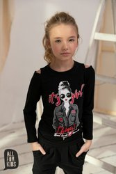 All For Kids Blouse Girl Black