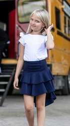 All for Kids School Skirt Navy Blue