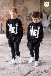 Kids By Voga Sweatshirt Black HEJ