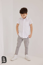 All For Kids Business Check Trousers