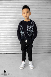 Cotton Team Wolf blouse