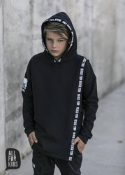 All For Kids Sweatshirt Black Lampasse        