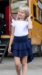 All for Kids School Skirt Navy Blue