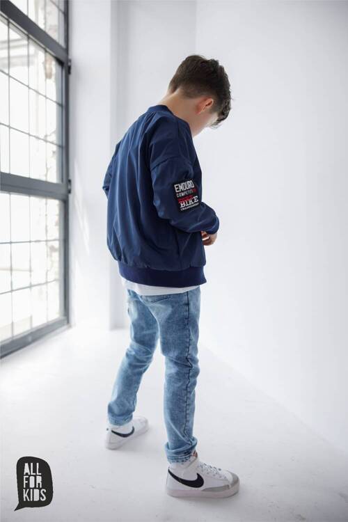 ALL FOR KIDS JACKET SPRING NAVY BLUE