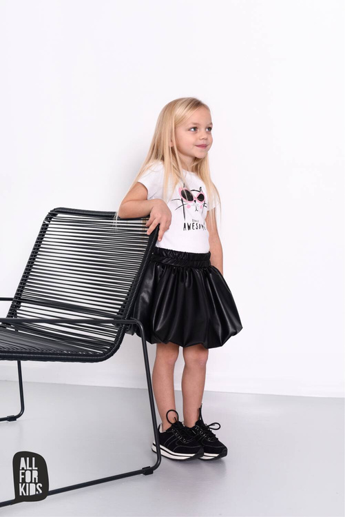 All For Kids Blouse Meow White