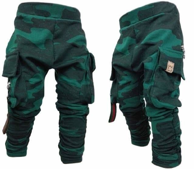 CARGO  PANTS  CAMOUFLAGE GREEN