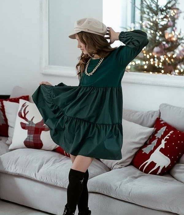 Kizz  Christmas Dress Green