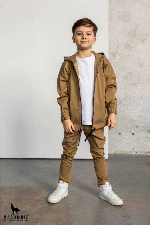 MashMnie Tracksuit Pants Beige