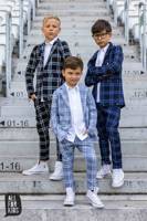 All For Kids Business Check Trousers