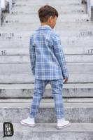 All For Kids Business Check Trousers