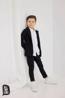 All For Kids Business Check Trousers