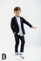 All For Kids Business Check Trousers