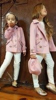 COAT GOLDEN BUTTON POWDER PINK