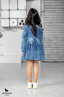 MashMnie Dress Acid Wash Blue