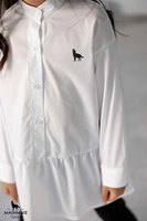 Shirt Asymmetrical White                                                