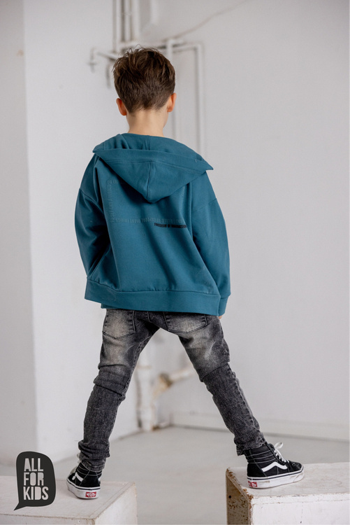 All For Kids Jeans-Hose Grau