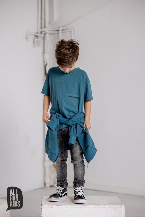 All For Kids Jeans-Hose Grau