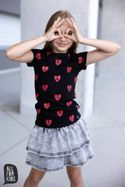 All For Kids T-shirt Mädchen Weiß