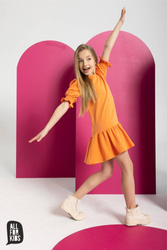 ALL FOR KIDS DRESS FRILLS  PINK