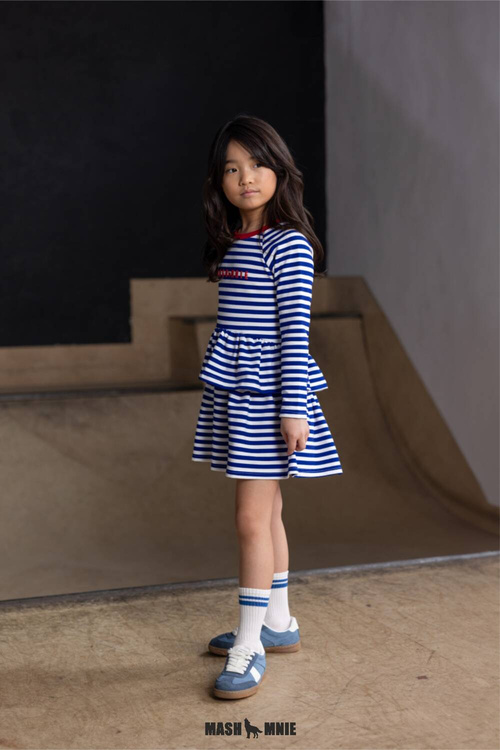 All For Kids Jeans Kleid Blau