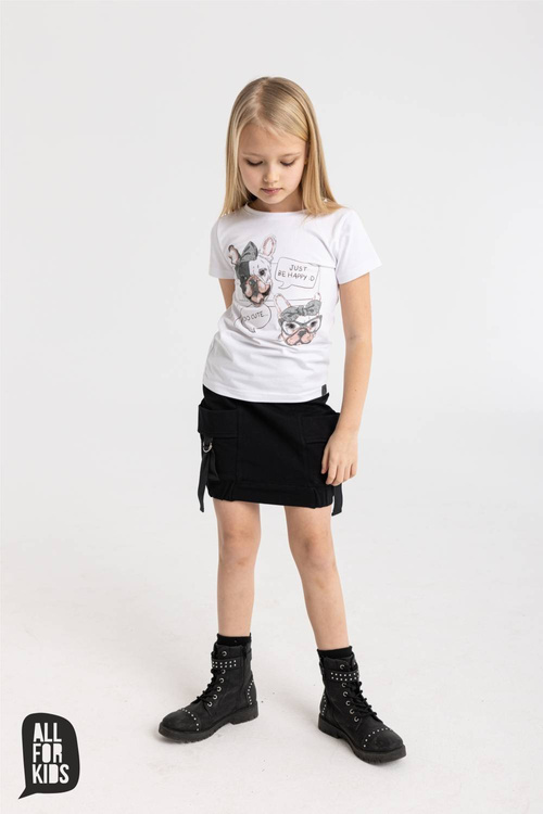 All For Kids T-shirt Mädchen Schwarz
