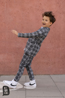 All For Kids Business-Hose Kariert