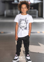 MashMnie T-shirt Wolf Weiß