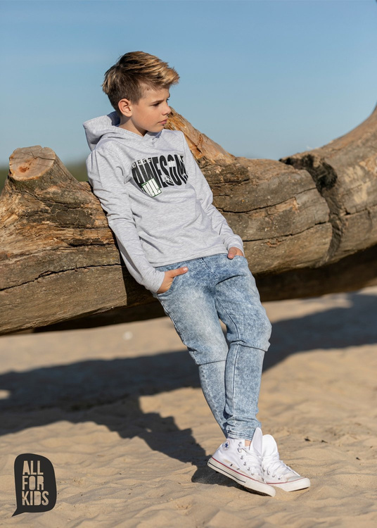 All For Kids Spodnie Jeans Niebieski