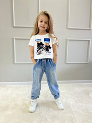 MałaMi T-shirt Trampki Biały