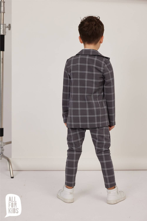 All For Kids Business-Hose Kariert