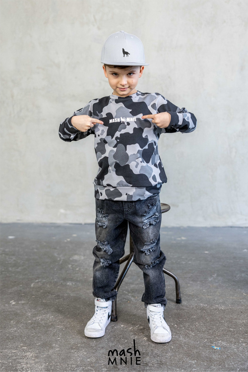 MashMnie Jeansy Boyfriend Grey