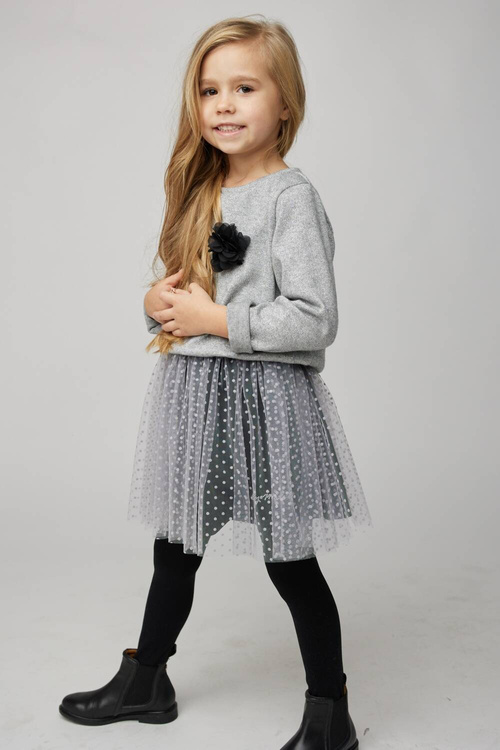 MałaMi Sukienka Tiulowa Ze Sweterkiem