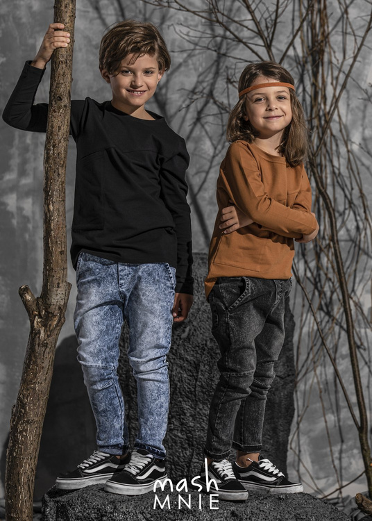 MashMnie Spodnie Jeans Blue