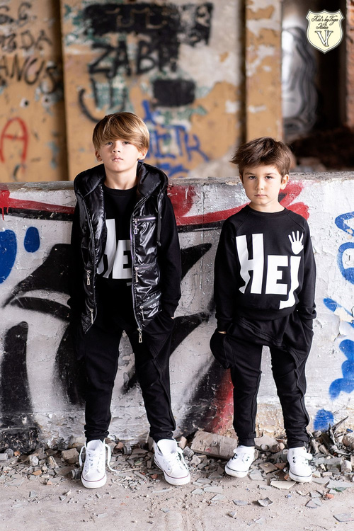 Kids By Voga Sweatshirt schwarz HEJ