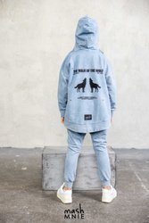 Sweatshirt mit Kapuze WILD WOLF Schwarz
