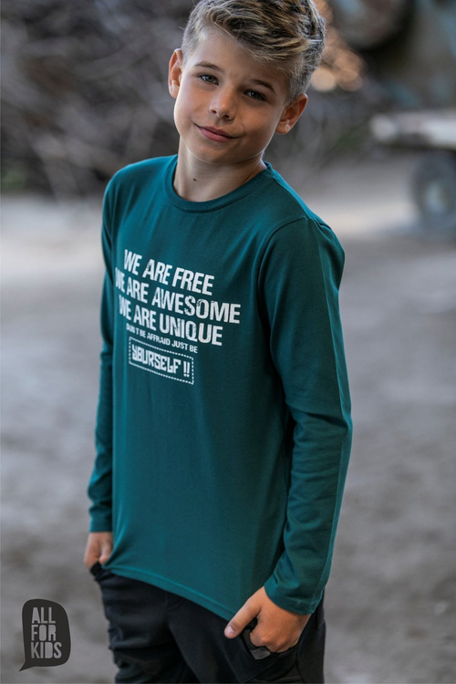 All For Kids Bluse Lang Grün