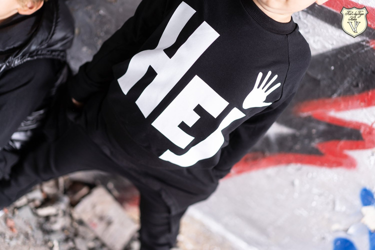 Kids By Voga Sweatshirt schwarz HEJ