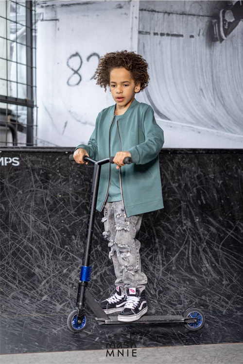 Bomberjacke Einzigartig Blau