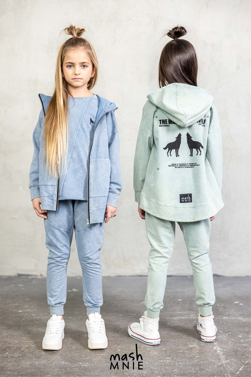 Hooded Sweatshirt WILD WOLF Black