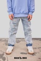 Jeans Trousers Boyfriend Grey